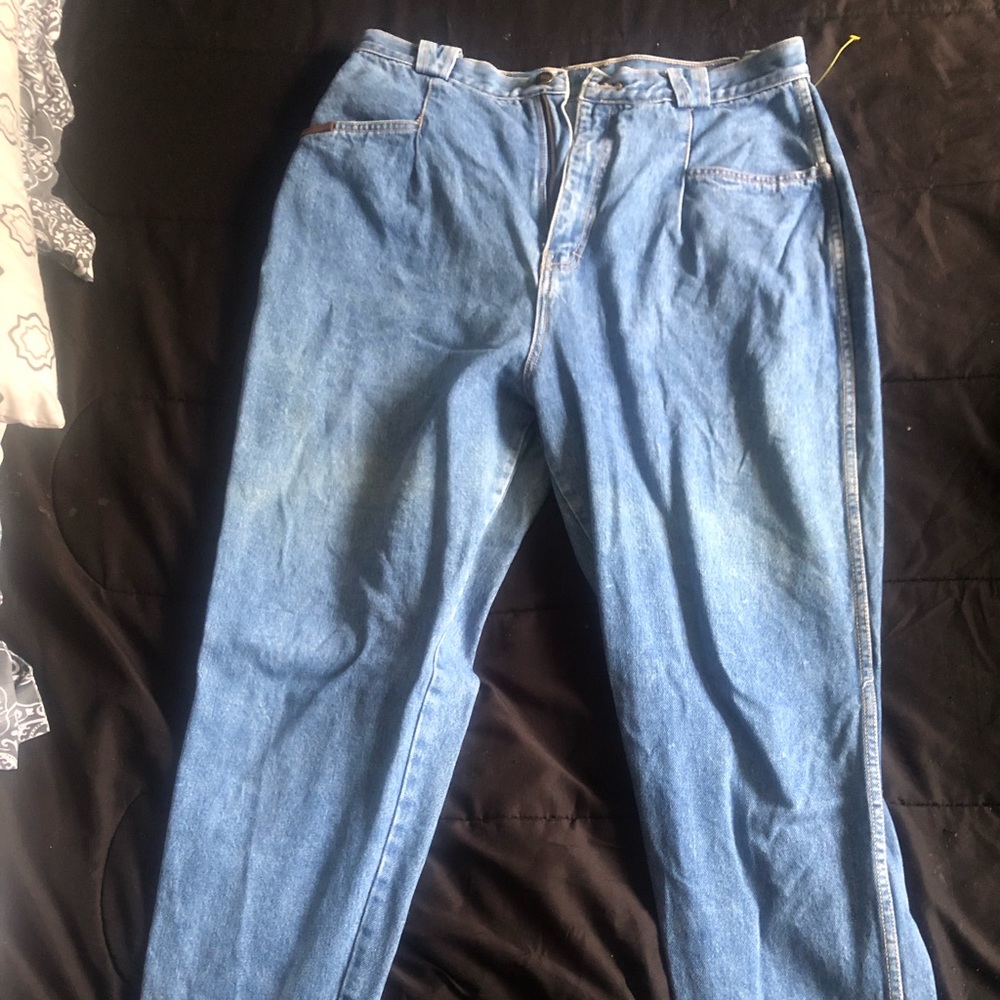 High waisted mom jeans